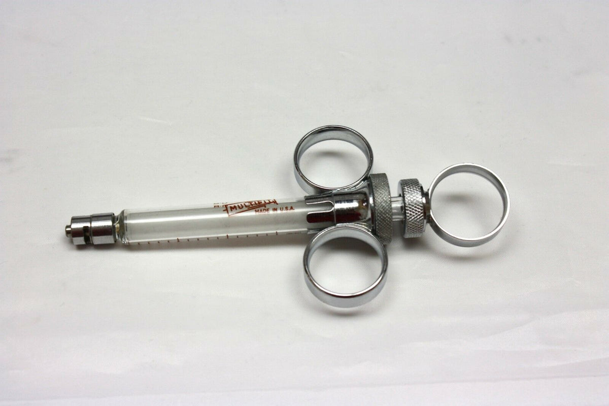 BD Multifit 3cc Glass Syringe with 3 Finger Ring and Luer Lock Tip (37GS)