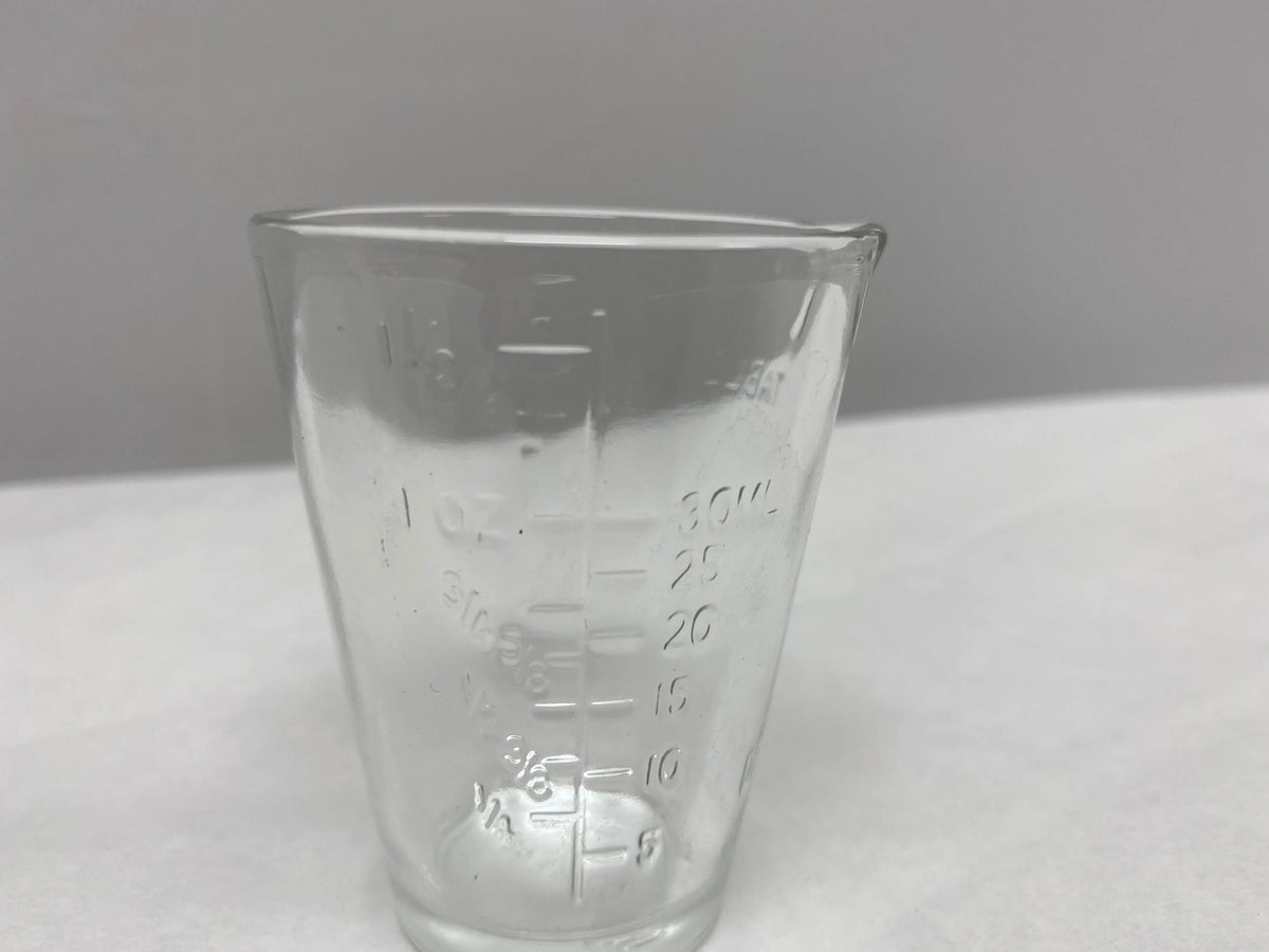 Retro Mini Measure Glass Cup 