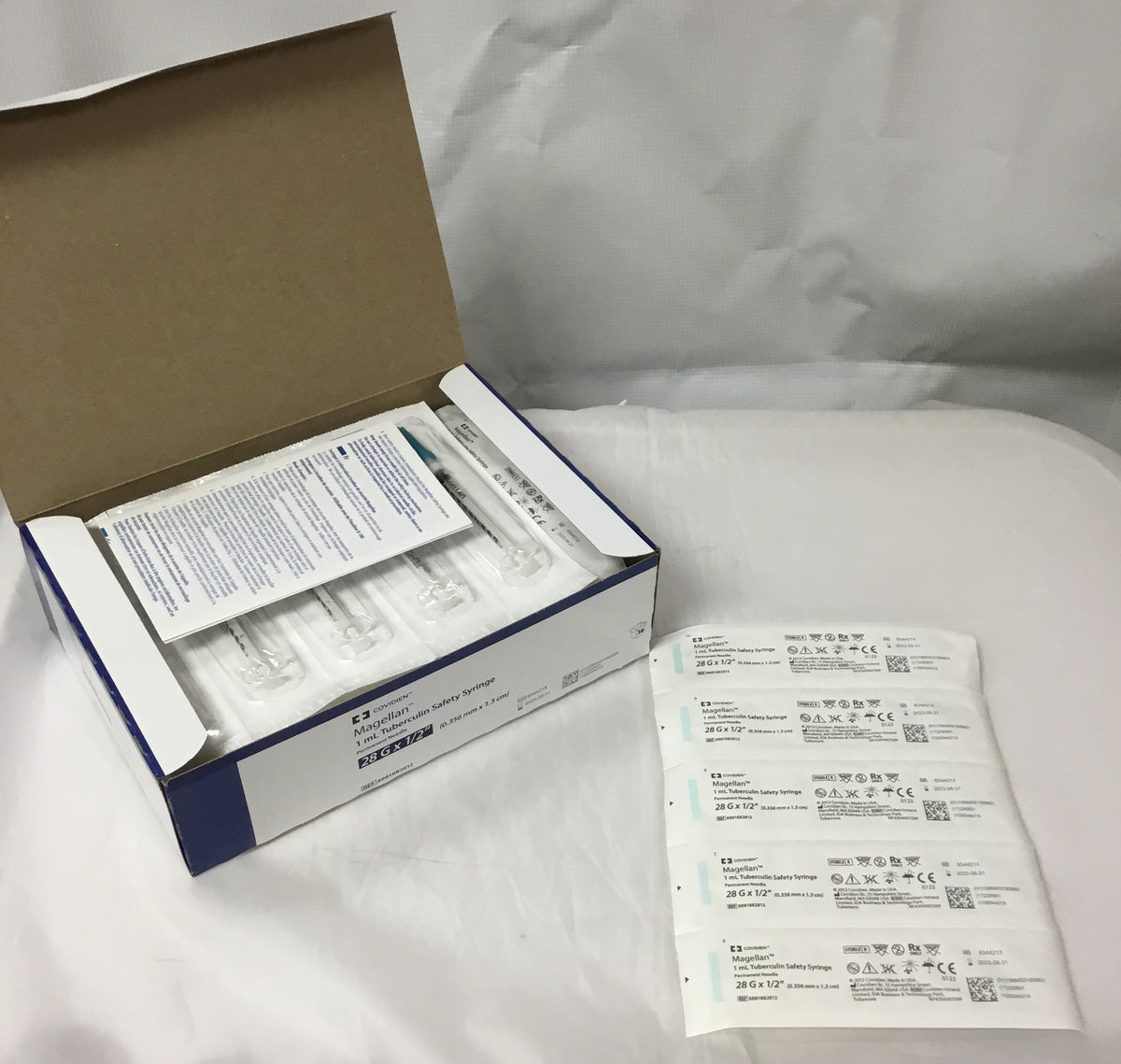 1mL Magellan Tuberculin Safety Syringes Covidien Magellan 8881882812  Magellan Tuberculin Syringes