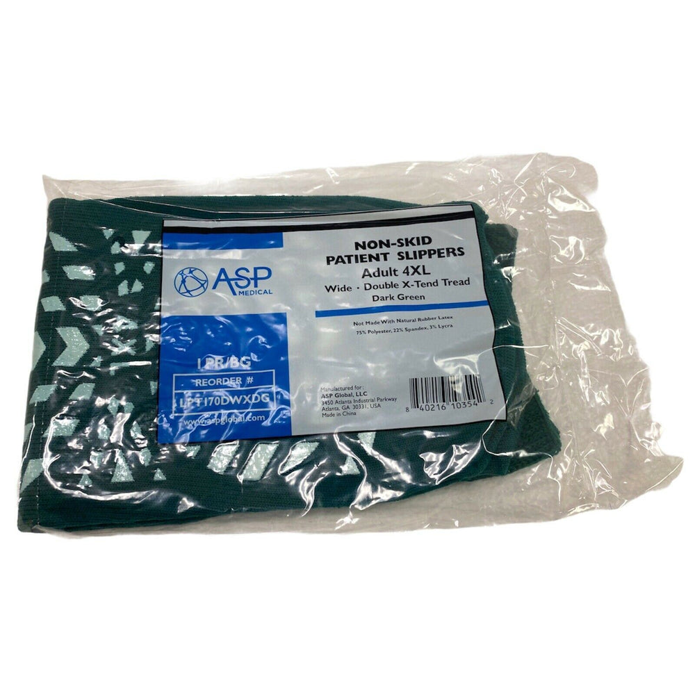 
                  
                    ASP Medical LPT170DWXDG Non-Skid Patient Socks Adult 4XL (Case of 100) | CEM-08
                  
                