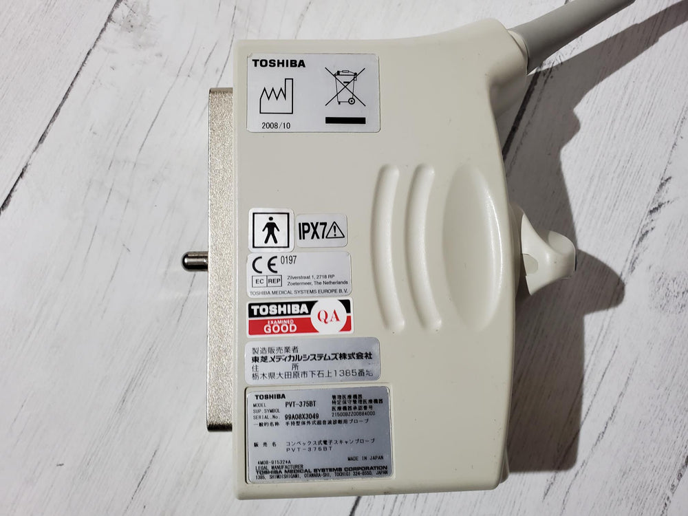 
                  
                    Ultrasound probe, Transducer TOSHIBA PVT-375BT Manufactured 2008
                  
                