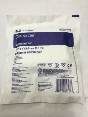 
                  
                    Case of 216 Covidien Dermacea Abdominal Pad (165KMD)
                  
                