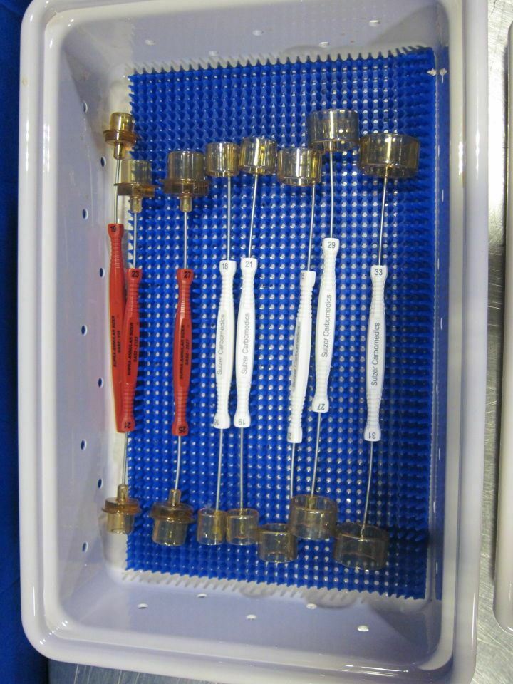 
                  
                    Carbomedics TR-101 Supra-Annular Aortic Mitral Valve Sizers
                  
                