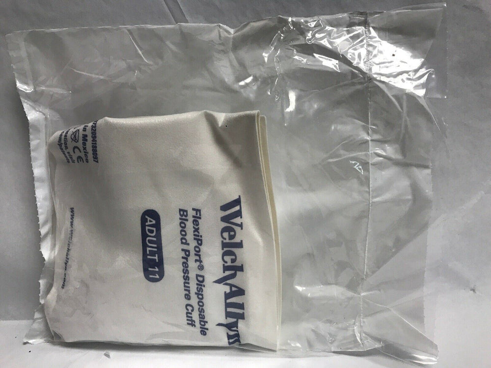 
                  
                    Welch Allyn FlexiPort Disposable BP Cuff, Adult 11, Lot of 1, Single (15KMD)
                  
                