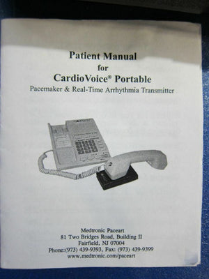 
                  
                    Medtronic  Paceart  Portable In Case w/ Manual
                  
                