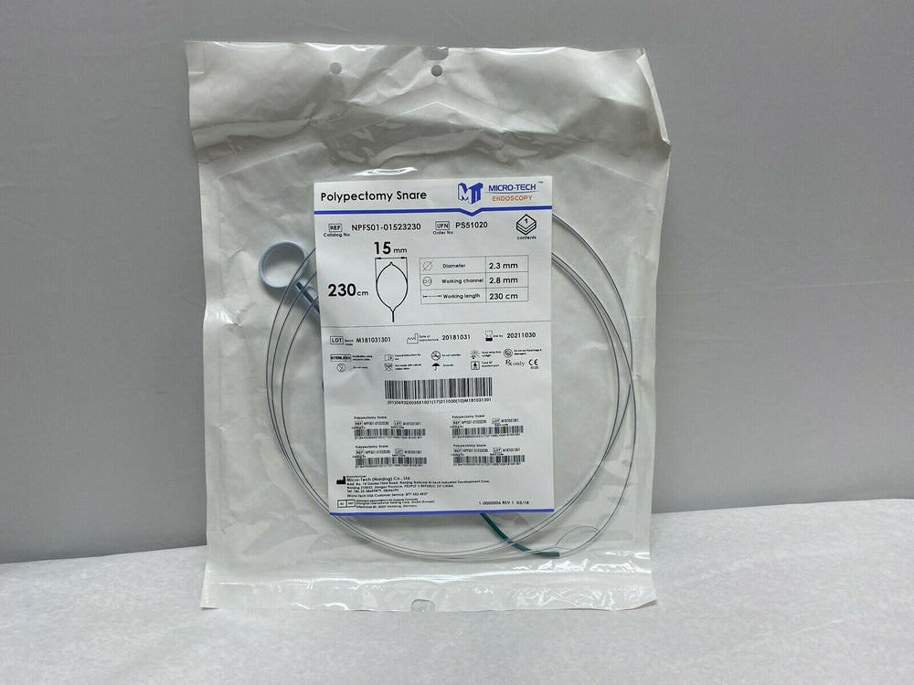 Micro-Tech Endoscopy Polypectomy Snare 15mm NPFS01-01523230 | CEDESP-127