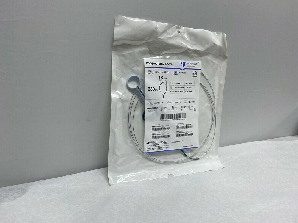 
                  
                    Micro-Tech Endoscopy Polypectomy Snare 15mm NPFS01-01523230 | CEDESP-127
                  
                