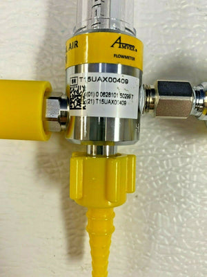 
                  
                    Yellow 0-15 LPM Oxygen Flowmeter
                  
                