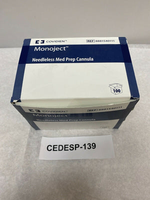 
                  
                    Covidien Monoject Needleless Med Prep Cannula | CEDESP-139
                  
                