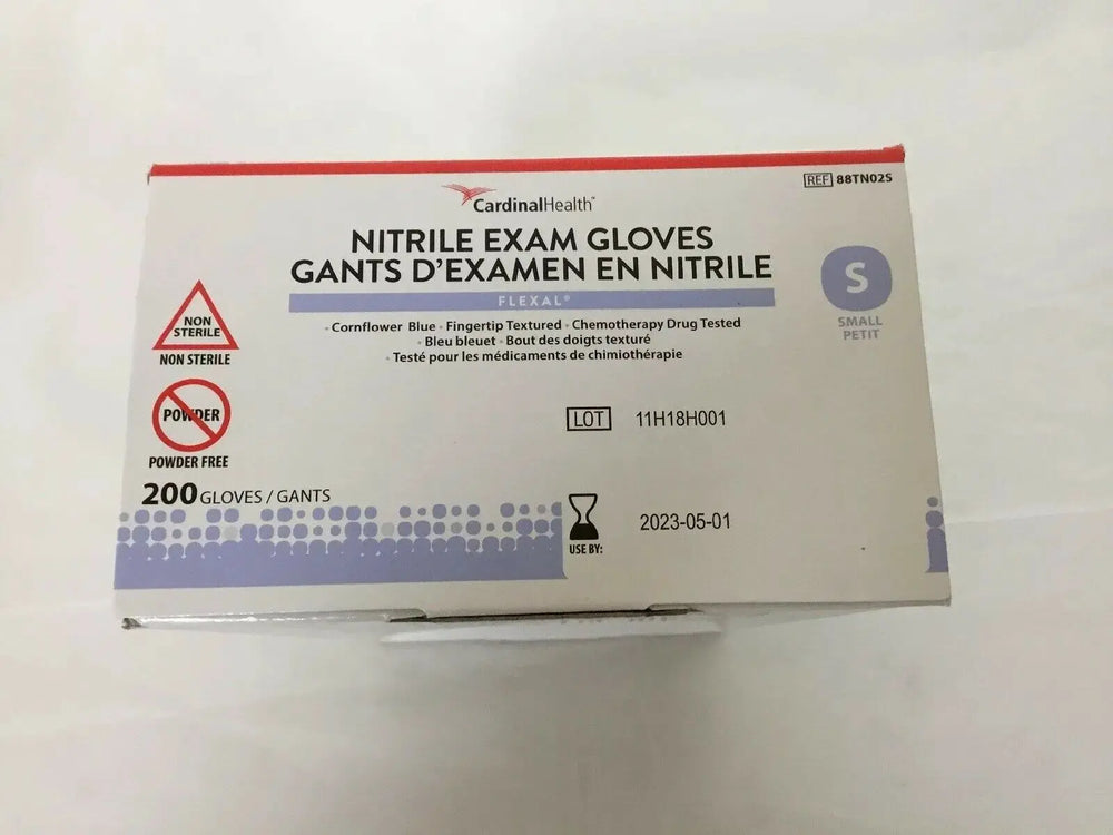 
                  
                    Cardinal Health Flexal Nitrile Exam Gloves, Size Small (257KMD)
                  
                