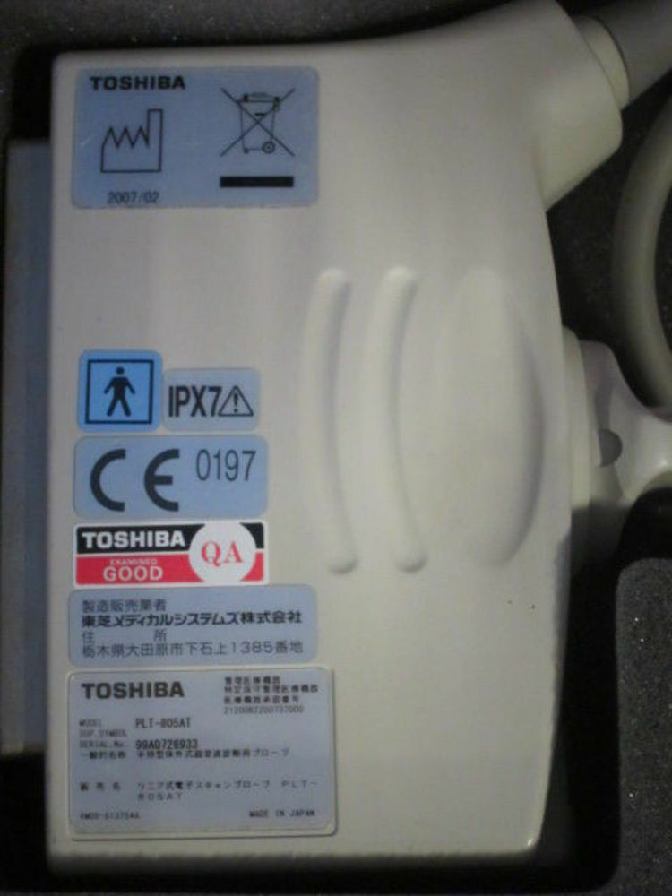 
                  
                    TOSHIBA PLT-805AT Ultrasound Probe
                  
                