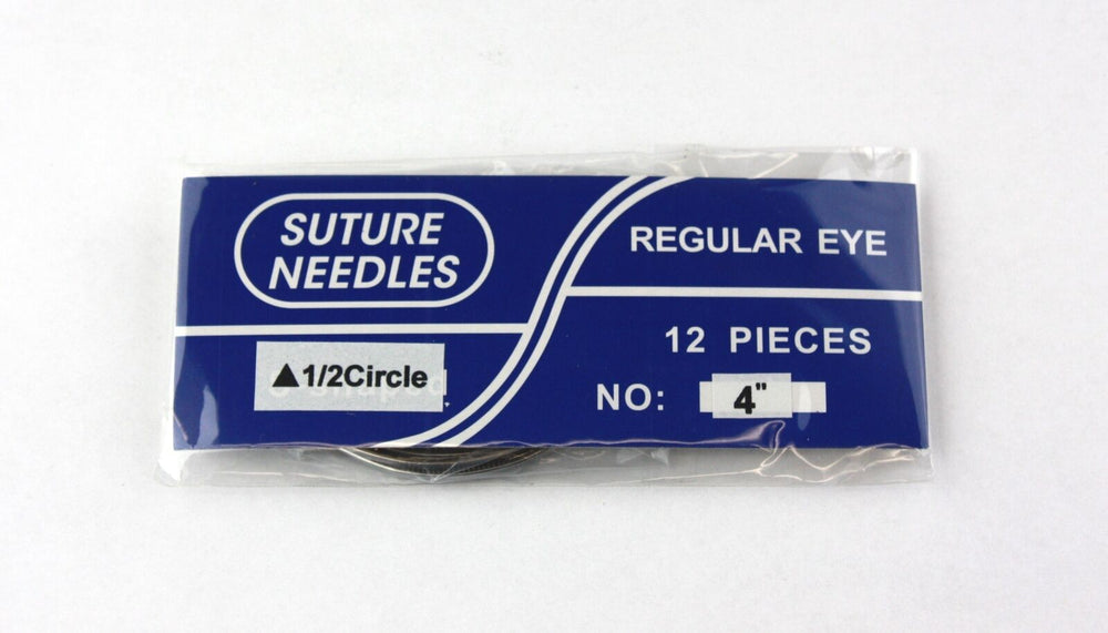 Veterinary Suture Needles Reverse Cutting 1/2 Circle, 4