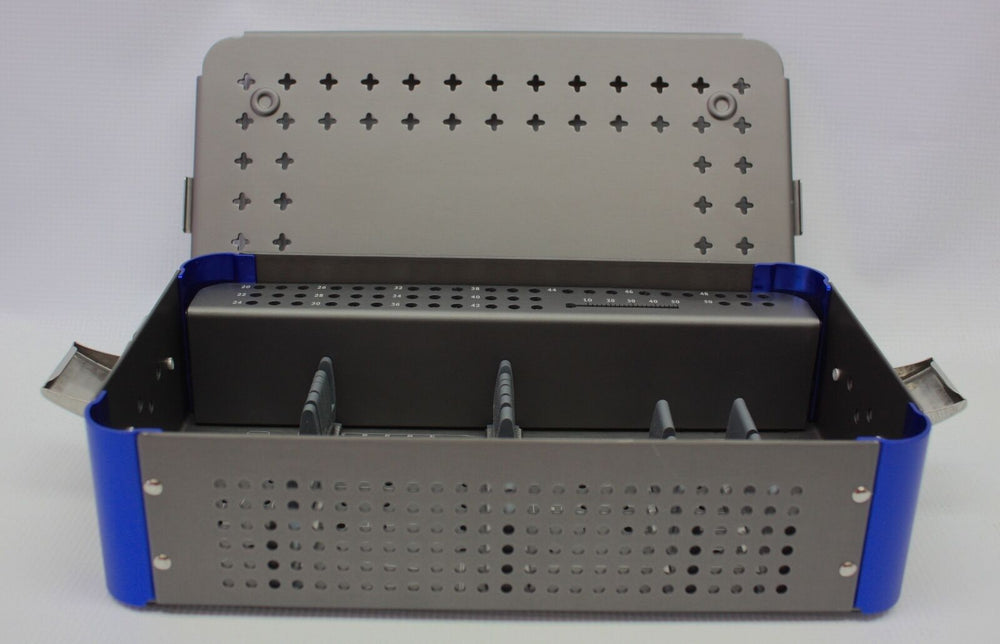 Empty Orthopedic 4.5mm Cannulated Screw Rack, Instrument Case, Small, 1 Level