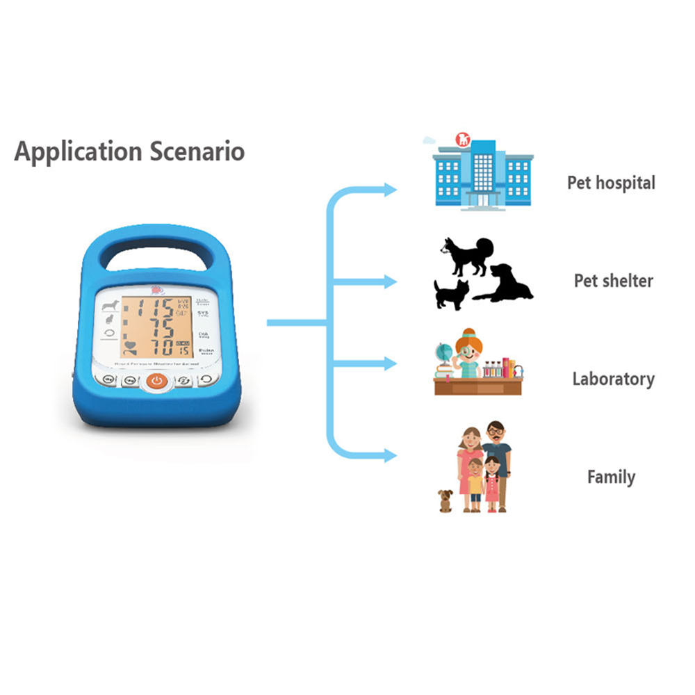 
                  
                    Accurate and Reliable Veterinary Pet Blood Pressure Monitor Sphygmomanometer
                  
                