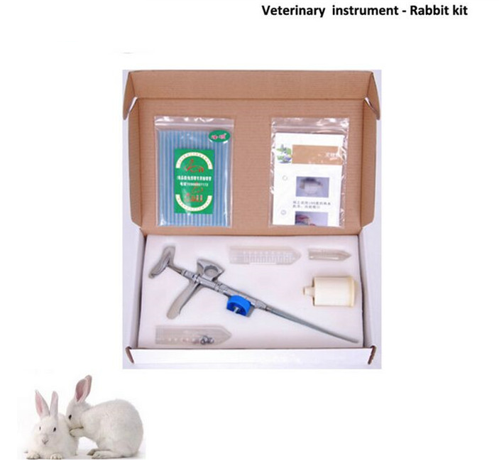 Rabbit Animal Artificial Insemination Kit Veterinary Instruments, KM87-RAB