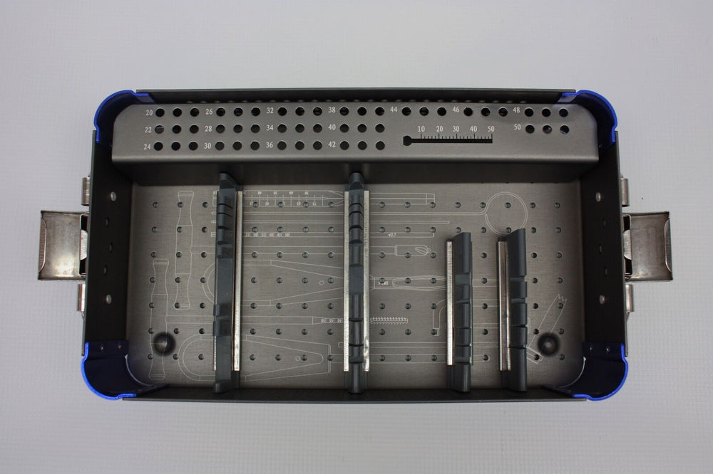 
                  
                    Empty Orthopedic 4.5mm Cannulated Screw Rack, Instrument Case, Small, 1 Level
                  
                