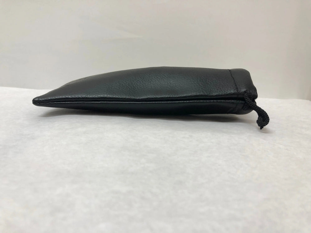 
                  
                    Chesterfield Black Leather Bag Optical Eyeglass Pouch and Storage | KMOPT-103
                  
                