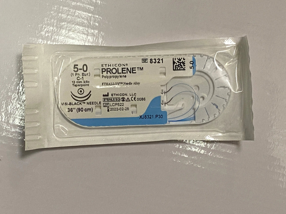 
                  
                    Ethicon Prolene (Polypropylene) Sutures
                  
                