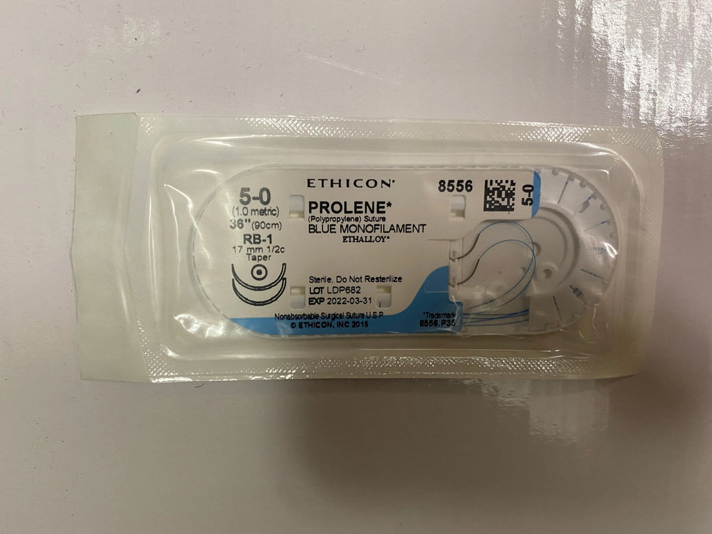 
                  
                    Ethicon Prolene (Polypropylene) Sutures
                  
                