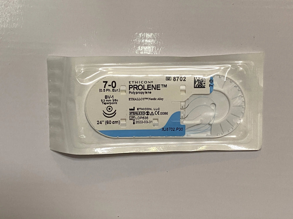 
                  
                    Ethicon Prolene (Polypropylene) Sutures
                  
                