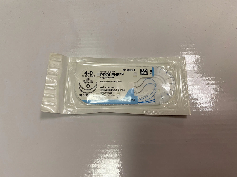 
                  
                    Ethicon Prolene (Polypropylene) Sutures
                  
                