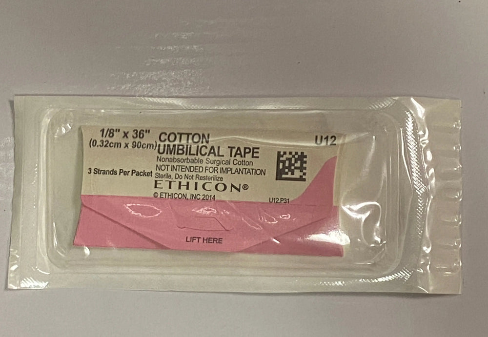 Ethicon Cotton Umbilical Tape Sutures