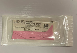 
                  
                    Ethicon Cotton Umbilical Tape Sutures
                  
                