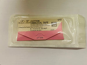 
                  
                    Ethicon Cotton Umbilical Tape Sutures
                  
                