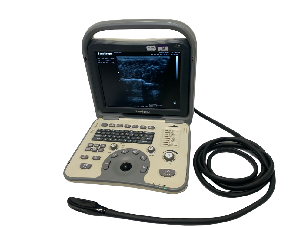 SonoScape A6V Veterinary Ultrasound with Rectal probe L761V