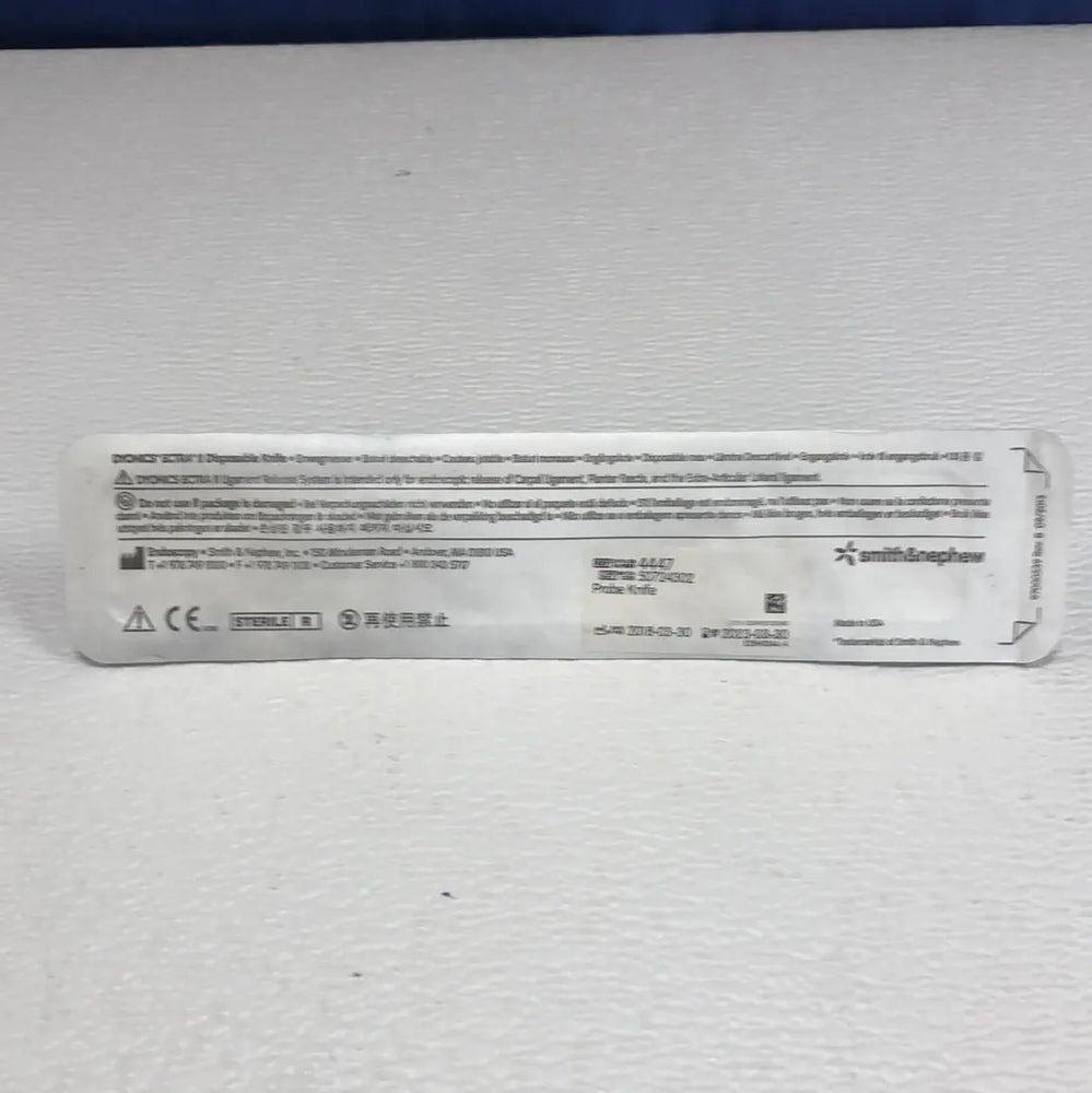 
                  
                    Smith&Nephew Dyonics Ectra II 4447 Disposable Probe Knife | KeeboMed
                  
                