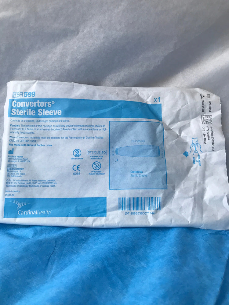 Cardinal Health 599 Convertors Sterile Sleeve 21.5