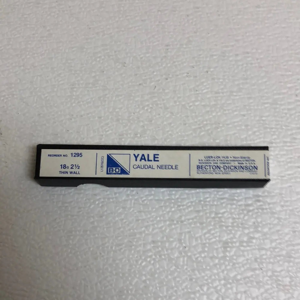 B-D Yale Caudal Needle 18 G x 2 1/2