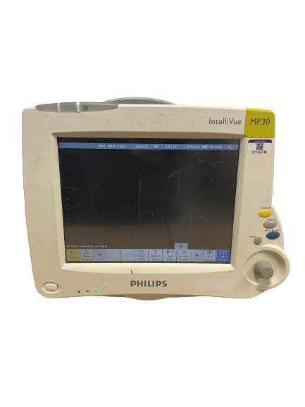 Philips IntelliVue MP30 Color Patient Monitor SN:DE62229676 REF:M8002A