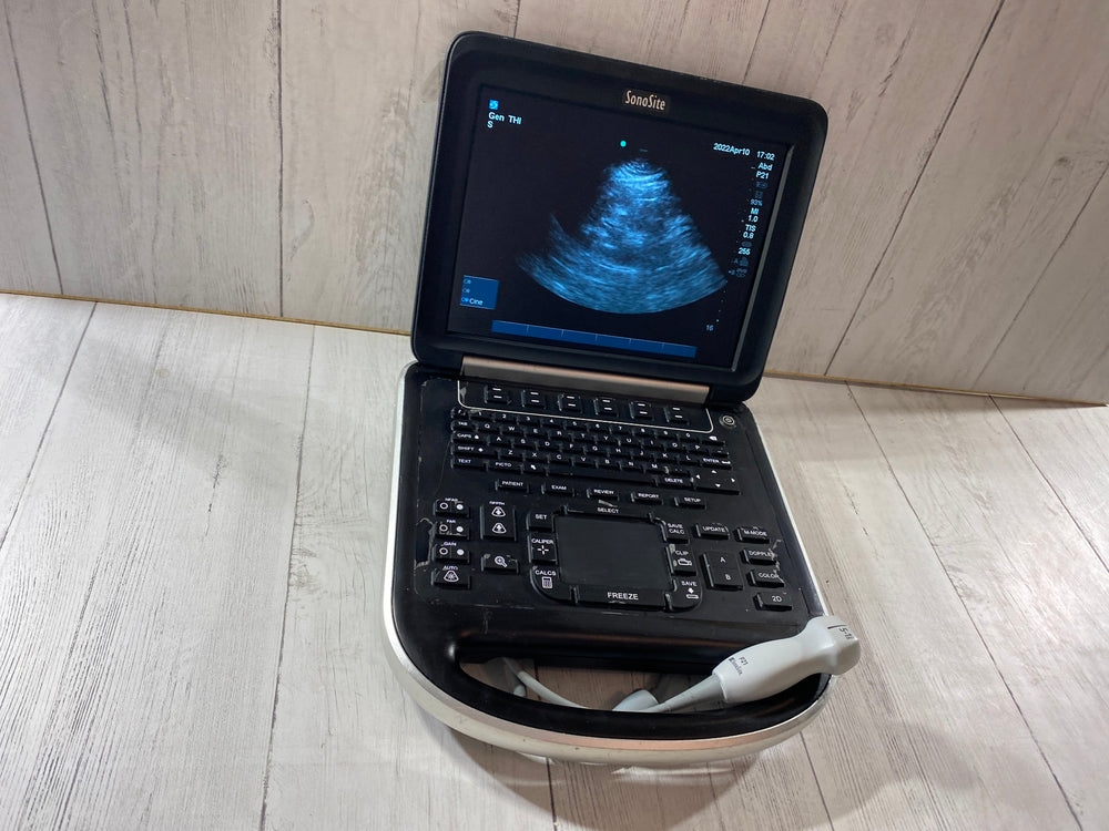 
                  
                    Sonosite Edge Portable ultrasound Manufactured 2013 with P21 Cardiac probe
                  
                