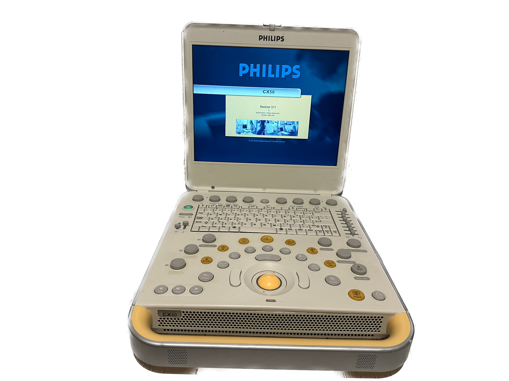 
                  
                    Philips CX50 2009 Ultrasound Scanner Machine - Rev 3.1.1. All Options Opened
                  
                